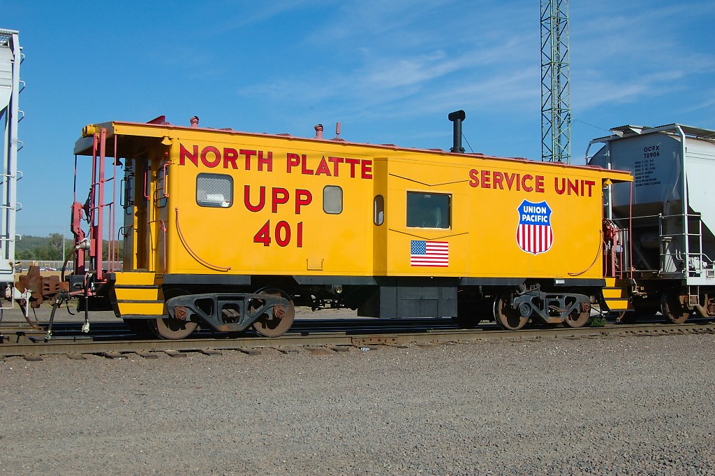 UPP 401, CA13 BayWindow Caboose, ex UP 24540 (ex Rock Island caboose